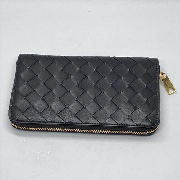 Bottega Veneta Intrecciato Leather Zip-Around Wallet - Picture 3 of 13